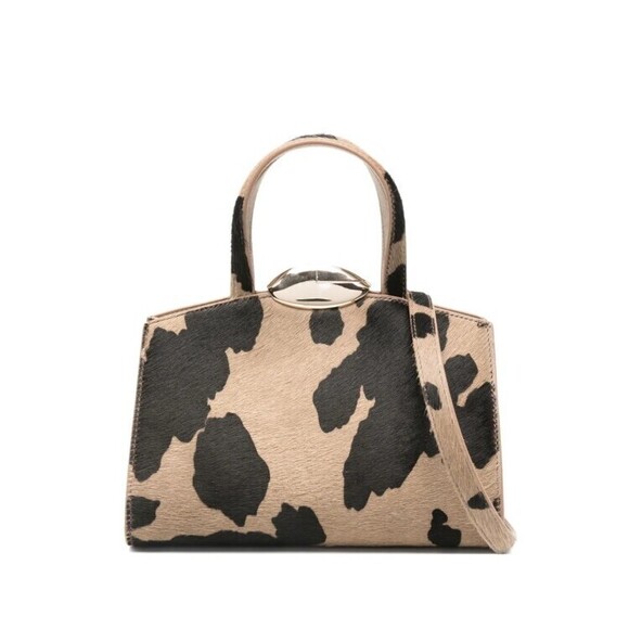 Benedetta Bruzziches Structured Minimalist Handbag With Detachable Strap - NWT